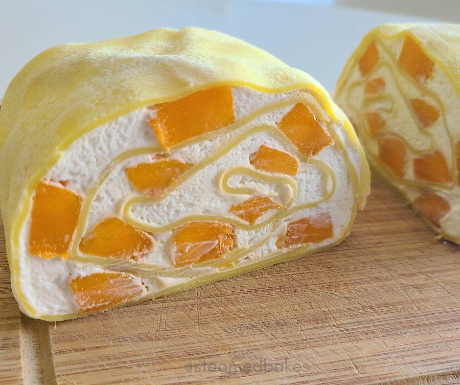 Mango Crepe Roll Cake