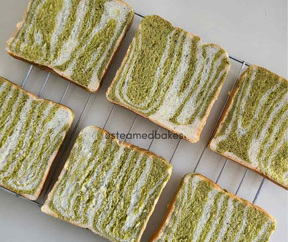 Matcha Swirl Milk Bread